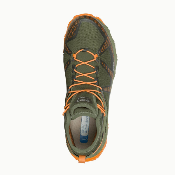Кроссовки FLYROCK MID GTX (EU 42 UK 8 СМ 27; military green/orange)